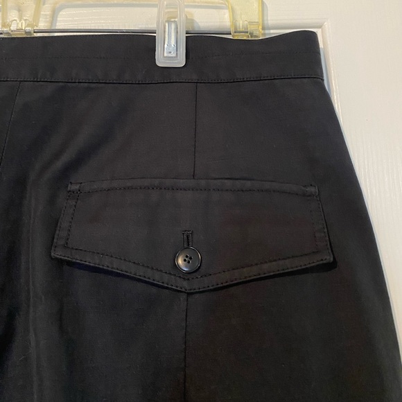 HELMUT LANG Black Cotton/Linen Size 10 casual workwear straight leg - Picture 6 of 8